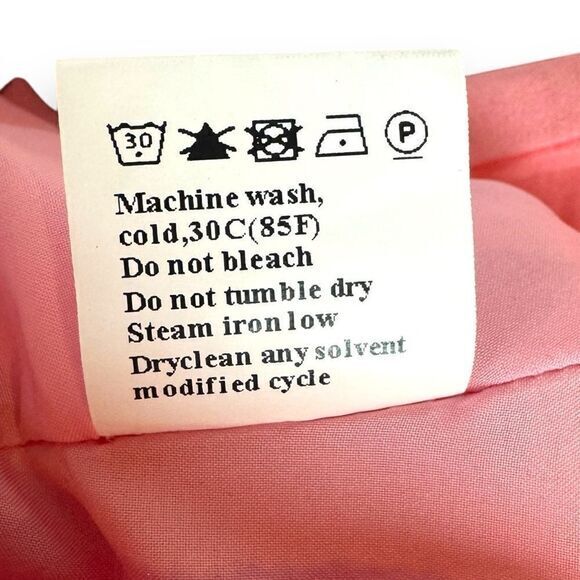 Smocked Pink Babydoll Dress Womens Size XL‎ Flutter Flowy Coquette Dollette - Picture 6 of 11